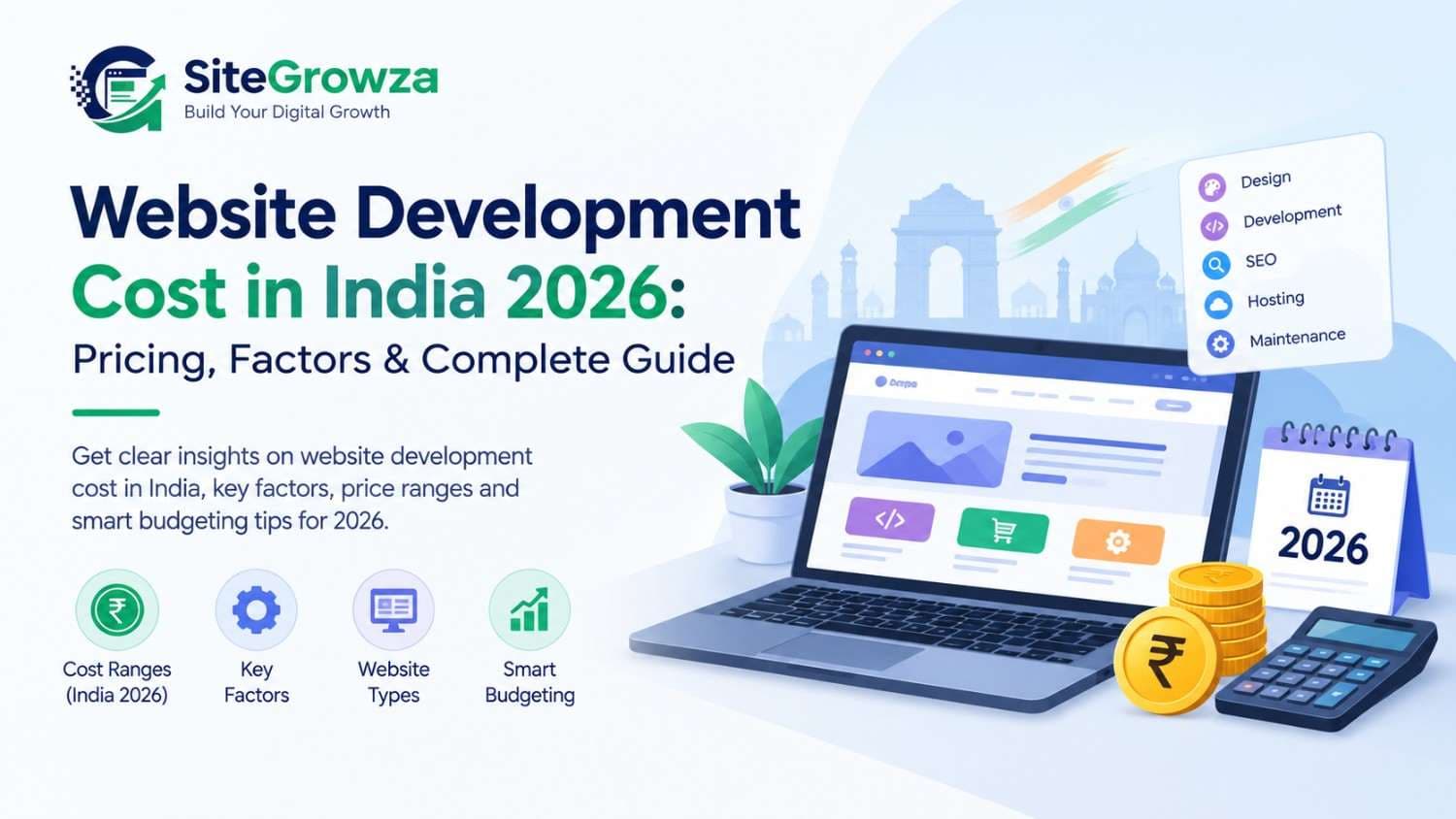 Website Development Cost in India 2026: Real Pricing Guide