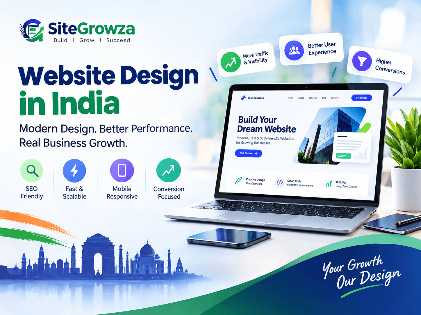 Website Design in India: Build a Fast, SEO-Friendly & High-Converting Website