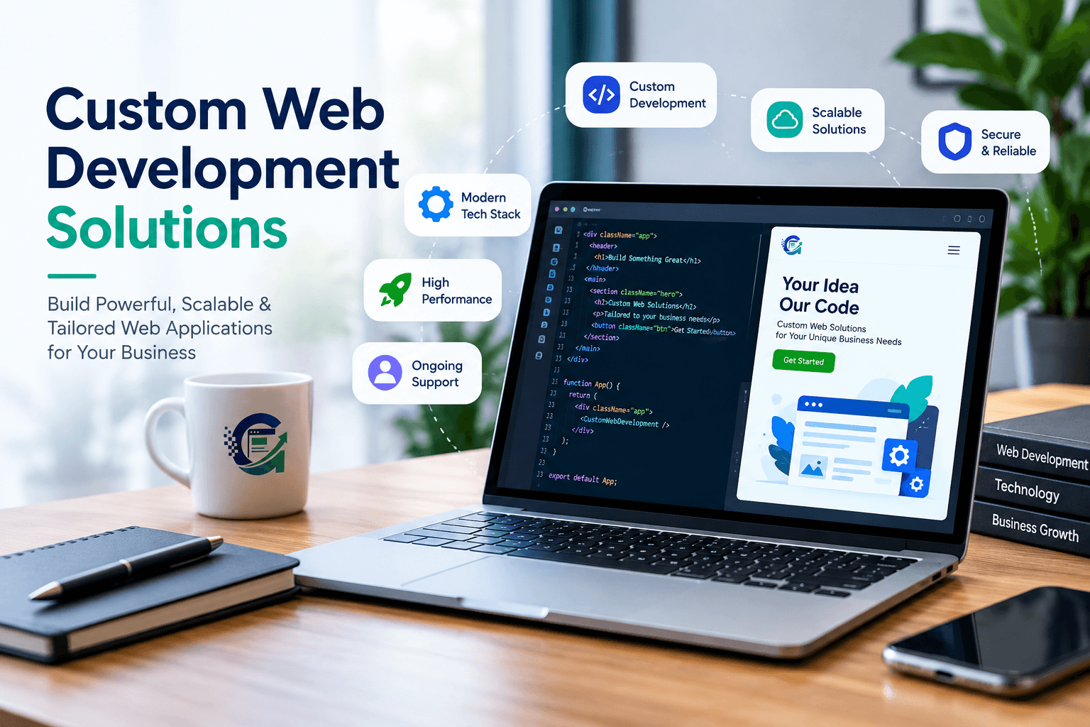 Custom Web Application Development Services | SiteGrowza